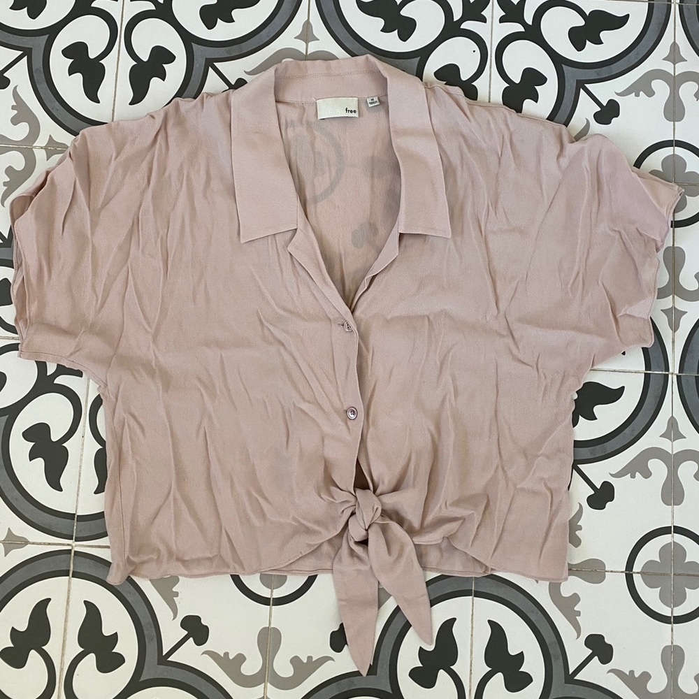 Wilfred free cropped tie top